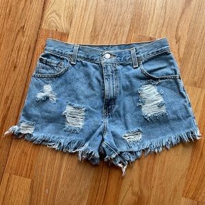 Levi’s Denim jean shorts